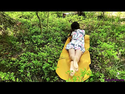 ❤️ 陌生人在Tinder上自慰我的阴部，并在树林里热情地做爱 ❤ Sex video❌❤